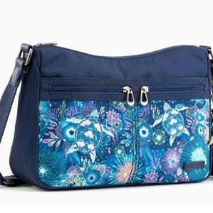 Sakroots seascape medium crossbody shoulder bag